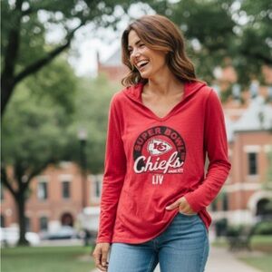 Fanatics Red Super Bowl Chiefs Long Sleeve Tee